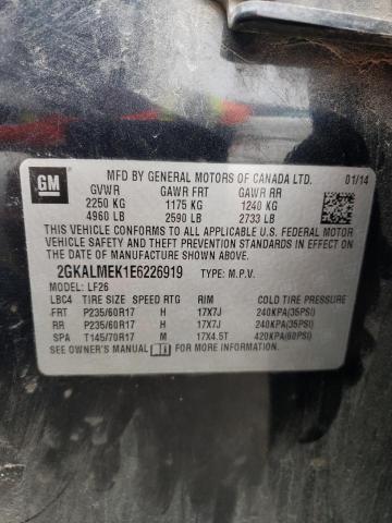 Photo 14 from auction – 2014 GMC TERRAIN SL with VIN 2GKALMEK1E6226919