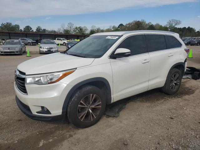 TOYOTA HIGHLANDER 2016 with VIN 5TDKKRFH4GS178165 - Photo from auction