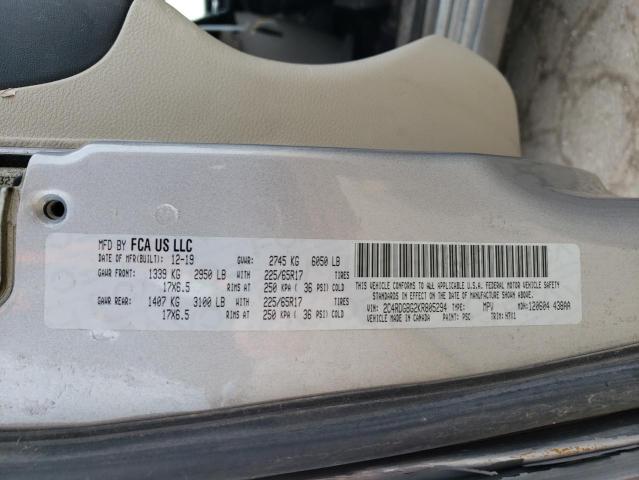 Photo 14 from auction – 2019 DODGE GRAND CARA with VIN 2C4RDGBG2KR805294