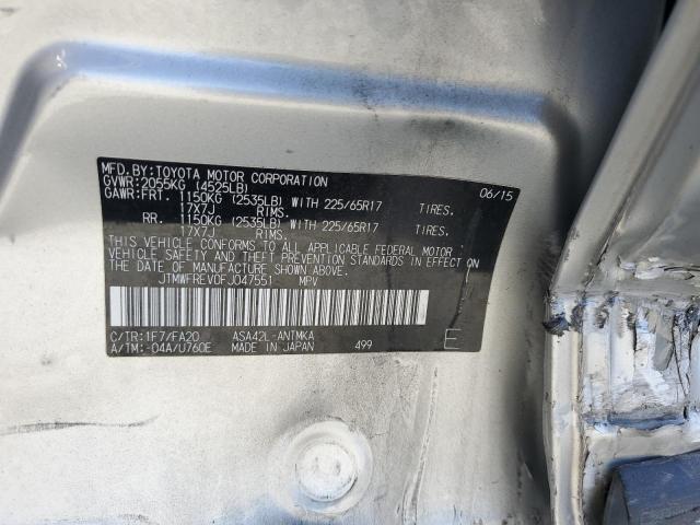 Photo 13 from auction – 2015 TOYOTA RAV4 XLE with VIN JTMWFREV0FJ047551