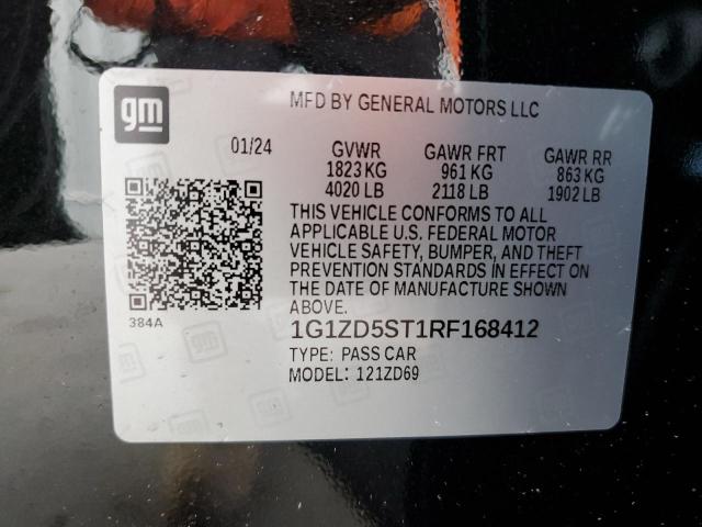 Photo 12 from auction – 2024 CHEVROLET MALIBU LT with VIN 1G1ZD5ST1RF168412