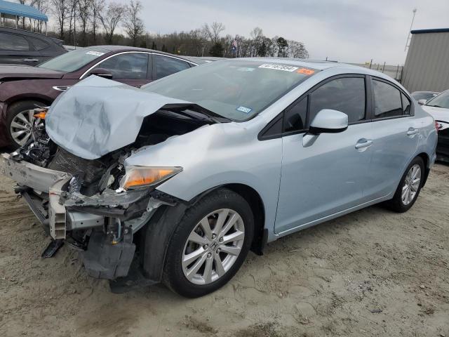 HONDA CIVIC EX 2012 with VIN 2HGFB2F83CH593481 - Photo from auction