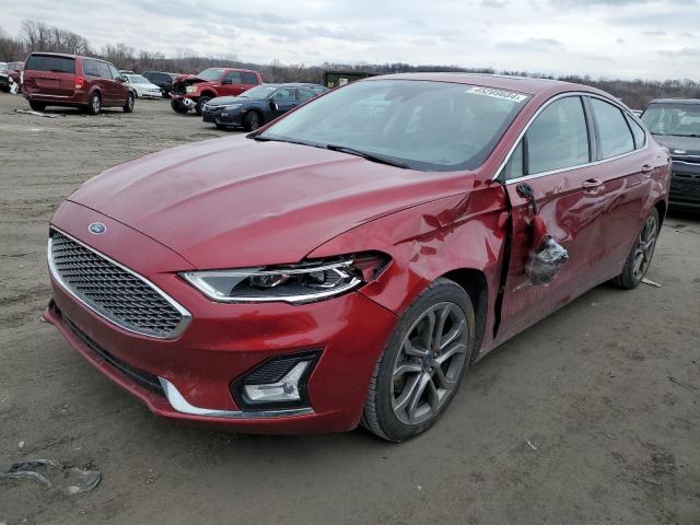 FORD FUSION TIT 2019 with VIN 3FA6P0RU7KR227464 - Photo from auction
