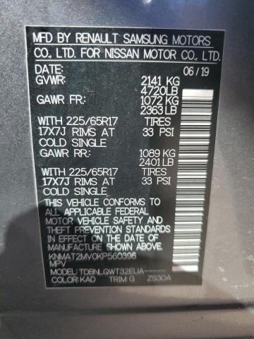 Photo 13 from auction – 2019 NISSAN ROGUE S with VIN KNMAT2MV0KP560396