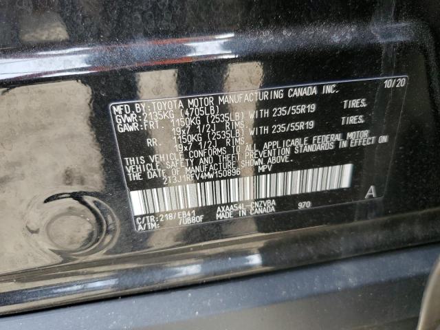 Photo 12 from auction – 2021 TOYOTA RAV4 ADVEN with VIN 2T3J1RFV4MW150896