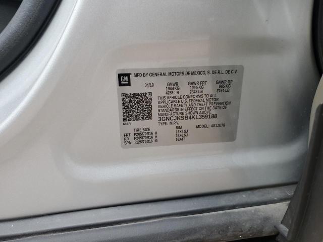 Photo 14 from auction – 2019 CHEVROLET TRAX LS with VIN 3GNCJKSB4KL359188