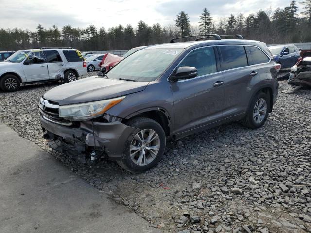 TOYOTA HIGHLANDER 2015 with VIN 5TDJKRFH3FS142526 - Photo from auction