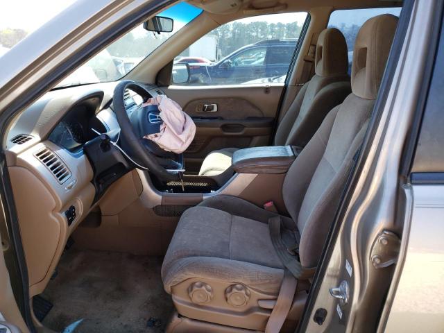 Photo 7 from auction – 2005 HONDA PILOT LX with VIN 2HKYF18195H544401