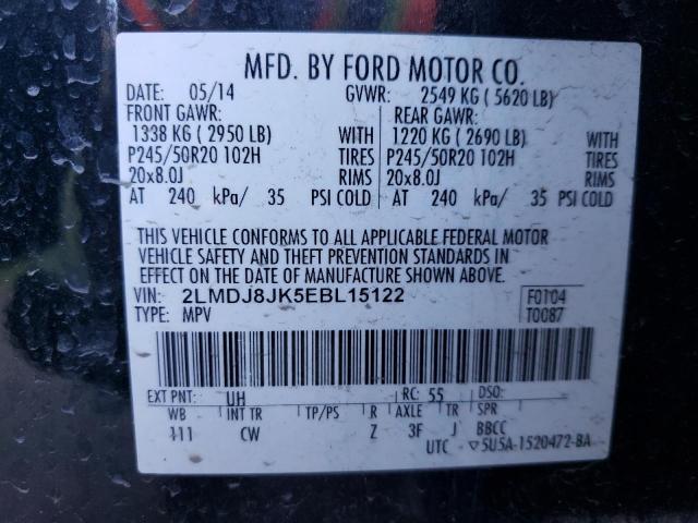 Photo 14 from auction – 2014 LINCOLN MKX with VIN 2LMDJ8JK5EBL15122