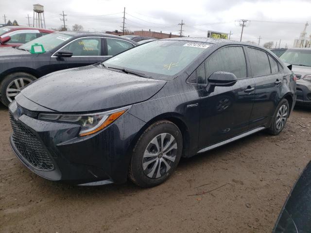 TOYOTA COROLLA LE 2021 with VIN JTDEAMDE1MJ000654 - Photo from auction
