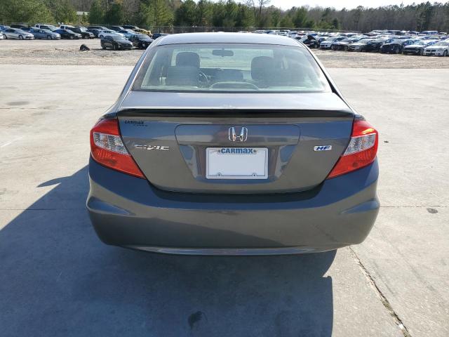 Photo 6 from auction – 2012 HONDA CIVIC HF with VIN 2HGFB2F65CH322095