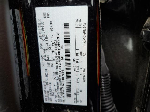 Photo 12 from auction – 2023 FORD F150 SUPER with VIN 1FTFW1E54PFB57539
