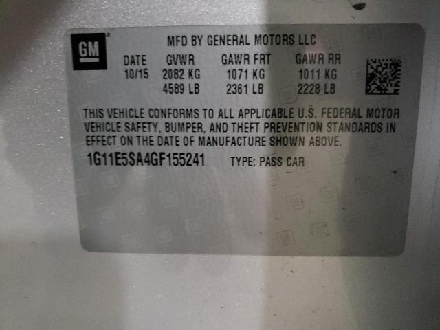 Photo 12 from auction – 2016 CHEVROLET MALIBU LIM with VIN 1G11E5SA4GF155241