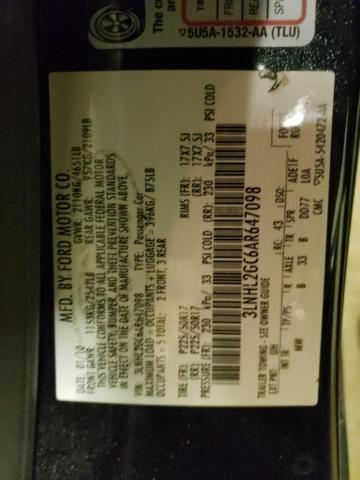 Photo 12 from auction – 2010 LINCOLN MKZ with VIN 3LNHL2GC6AR647098