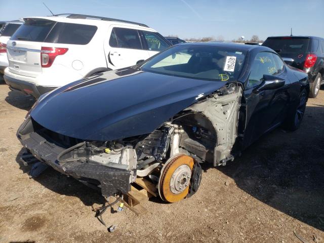 LEXUS LC 500 2021 with VIN JTHEP5AY1MA104272 - Photo from auction