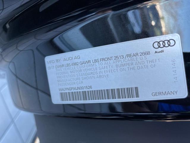 Photo 10 from auction – 2018 AUDI A5 PREMIUM with VIN WAUYNGF56JN001526