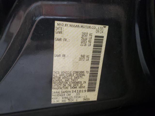 Photo 12 from auction – 2015 NISSAN ALTIMA 2.5 with VIN 1N4AL3AP0FN341019