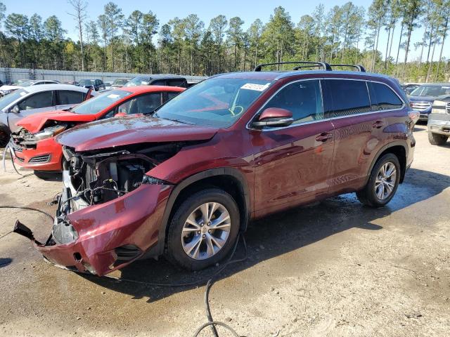 TOYOTA HIGHLANDER 2015 with VIN 5TDJKRFH0FS157291 - Photo from auction