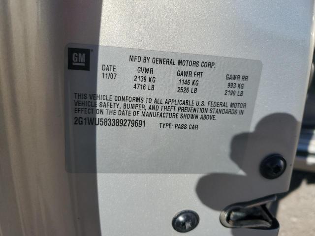 Photo 12 from auction – 2008 CHEVROLET IMPALA LTZ with VIN 2G1WU583389279691