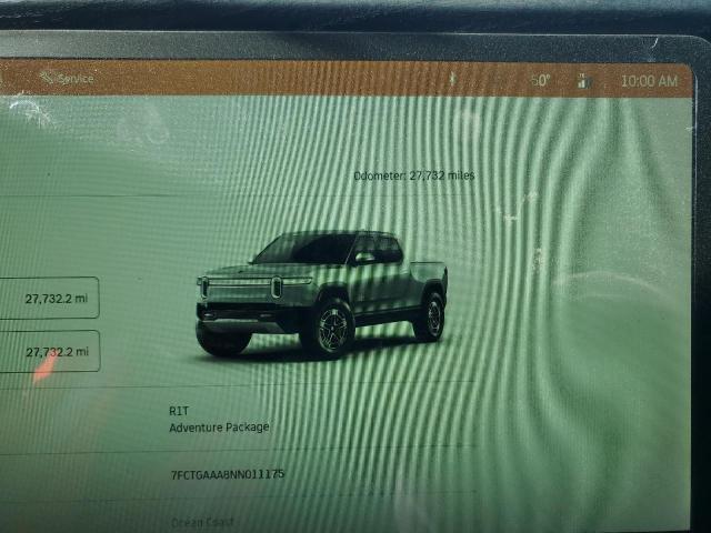Photo 9 from auction – 2022 RIVIAN R1T ADVENT with VIN 7FCTGAAA8NN011175