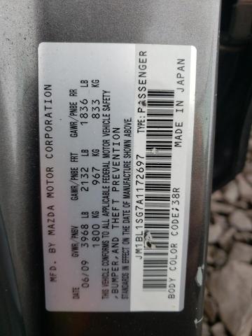 Photo 13 from auction – 2010 MAZDA 3 I with VIN JM1BL1SG7A1172697