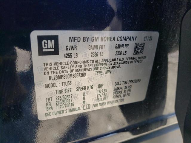 Photo 14 from auction – 2021 CHEVROLET TRAILBLAZE with VIN KL79MPSL0MB037360