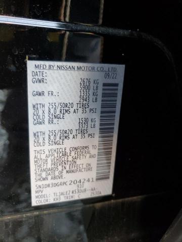 Photo 14 from auction – 2023 NISSAN PATHFINDER with VIN 5N1DR3DG4PC204241