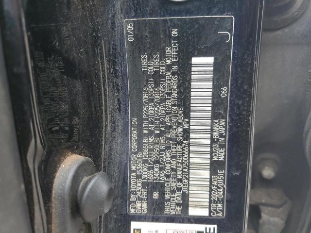 Photo 12 from auction – 2005 TOYOTA HIGHLANDER with VIN JTEGP21A750066674