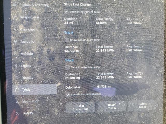 Photo 9 from auction – 2019 TESLA MODEL X with VIN 5YJXCAE23KF204320