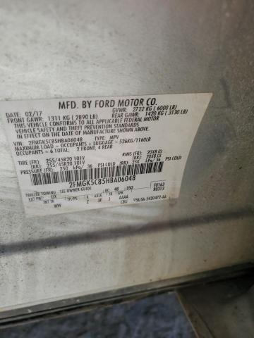 Photo 14 from auction – 2017 FORD FLEX SEL with VIN 2FMGK5C85HBA06048