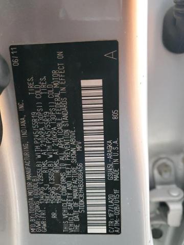 Photo 14 from auction – 2011 TOYOTA HIGHLANDER with VIN 5TDDK3EH4BS086456