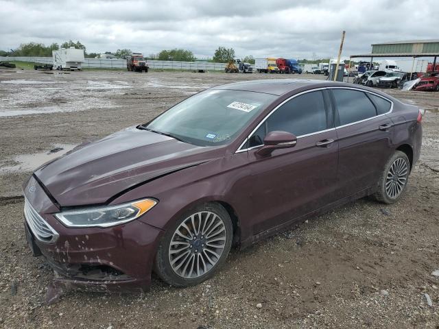 FORD FUSION SE 2018 with VIN 3FA6P0HD6JR176443 - Photo from auction