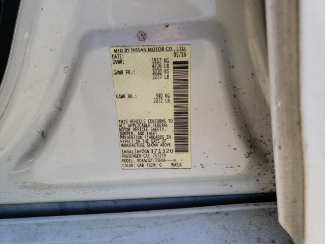 Photo 13 from auction – 2016 NISSAN ALTIMA 2.5 with VIN 1N4AL3AP2GN371320