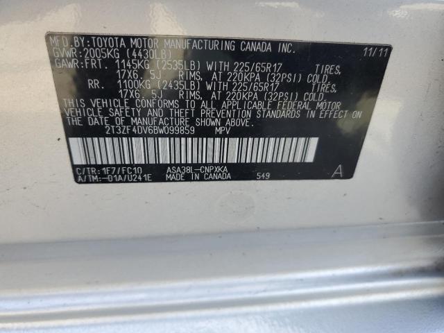 Zdjęcie 14 z aukcji – 2011 TOYOTA RAV4 z VIN 2T3ZF4DV6BW099859