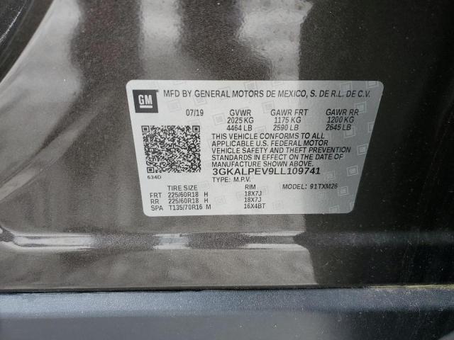 Photo 14 from auction – 2020 GMC TERRAIN SL with VIN 3GKALPEV9LL109741