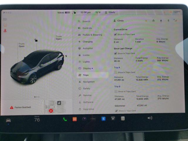 Photo 9 from auction – 2022 TESLA MODEL Y with VIN 7SAYGDEE6NF375431