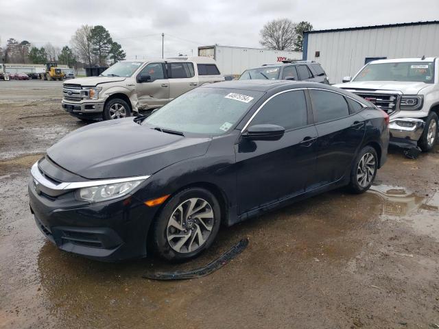 HONDA CIVIC EX 2018 with VIN 19XFC2F72JE019028 - Photo from auction
