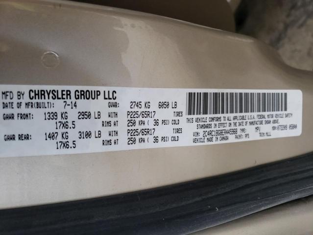 Photo 12 from auction – 2014 CHRYSLER TOWN & COU with VIN 2C4RC1BG8ER445968