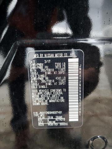 Photo 14 from auction – 2017 NISSAN ARMADA SV with VIN JN8AY2ND9H9007481