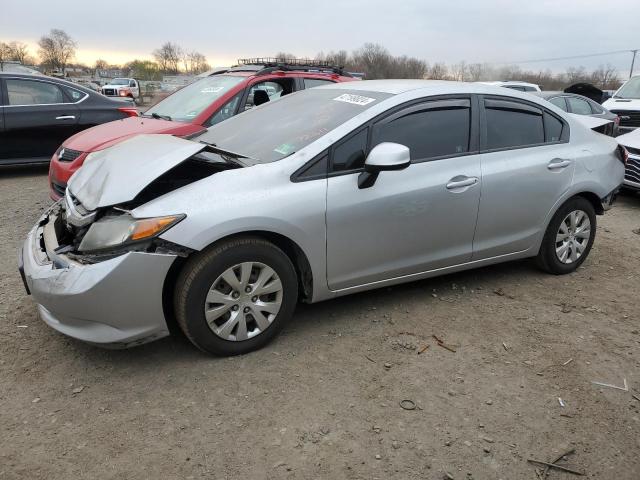 HONDA CIVIC LX 2012 with VIN 19XFB2F57CE359182 - Photo from auction