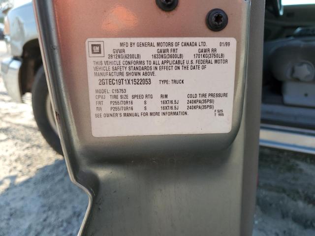 Photo 12 from auction – 1999 GMC NEW SIERRA with VIN 2GTEC19T1X1522053