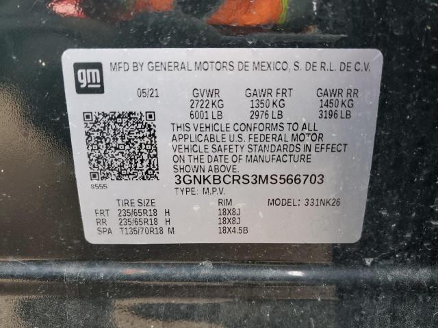 Photo 14 from auction – 2021 CHEVROLET BLAZER 2LT with VIN 3GNKBCRS3MS566703