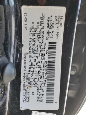 Photo 14 from auction – 2002 TOYOTA HIGHLANDER with VIN JTEHF21A820065942
