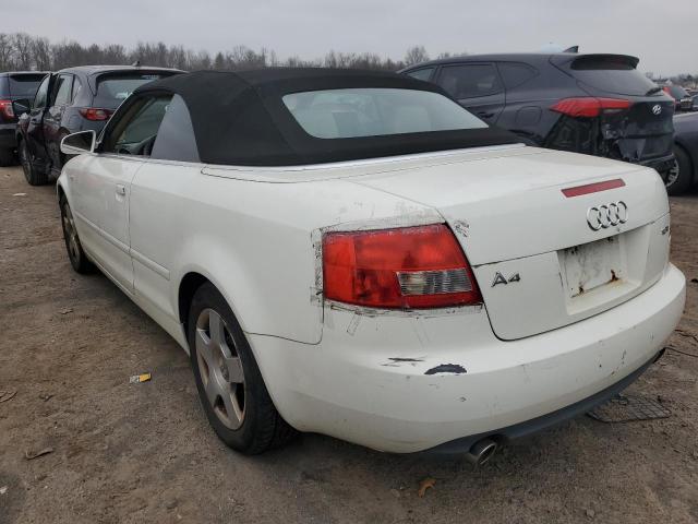 Photo 2 from auction – 2003 AUDI A4 1.8 CAB with VIN WAUAC48H23K021533