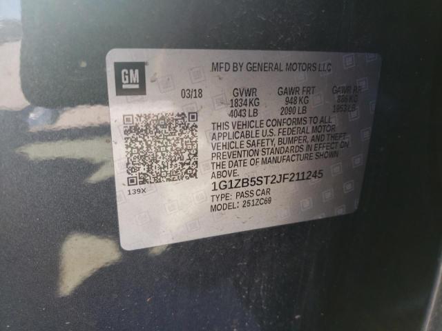 Photo 12 from auction – 2018 CHEVROLET MALIBU LS with VIN 1G1ZB5ST2JF211245