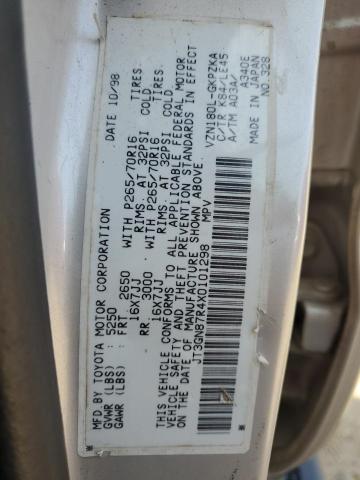 Photo 12 from auction – 1999 TOYOTA 4RUNNER LI with VIN JT3GN87R4X0101298