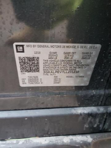 Photo 12 from auction – 2020 GMC TERRAIN SL with VIN 3GKALPEV7LL231210