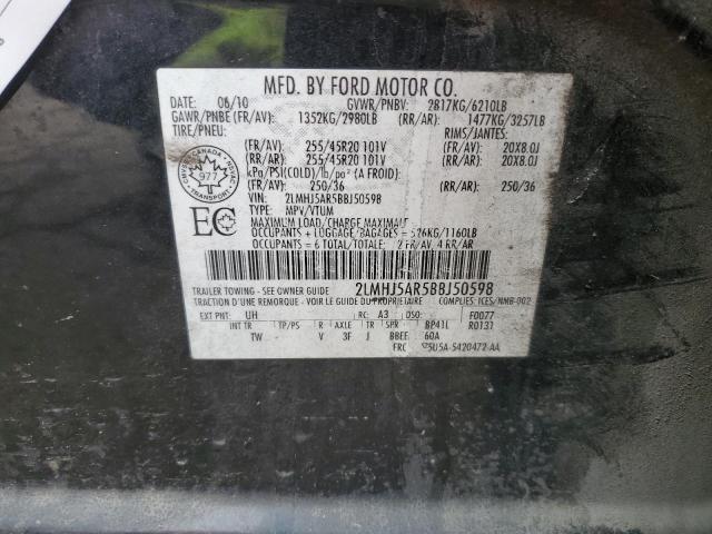 Photo 14 from auction – 2011 LINCOLN MKT with VIN 2LMHJ5AR5BBJ50598
