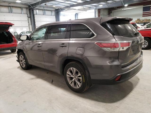 Photo 2 from auction – 2016 TOYOTA HIGHLANDER with VIN 5TDBKRFH9GS277189