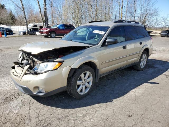 SUBARU OUTBACK 2. 2008 with VIN 4S4BP61C687344219 - Photo from auction